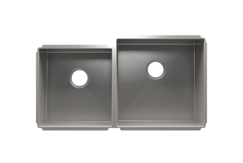 Julien - J7 sink undermount, double L15X16X8 R18X18X10
