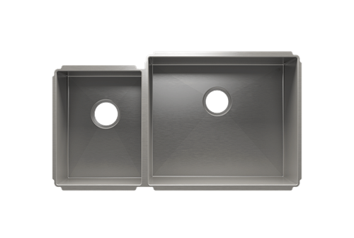 Julien - J7 sink undermount, double L12X16X8 R21X18X10