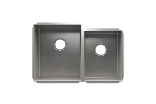 Julien - J7 sink undermount, double L15X18X10 R12X16X8