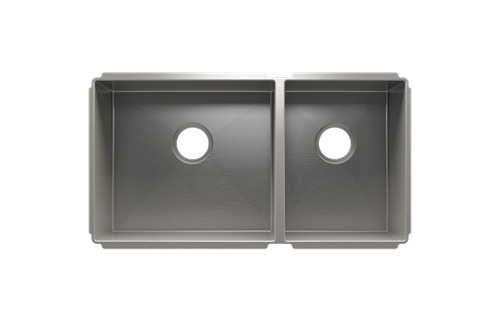 Julien - J7 sink undermount, double L18X16X10 R12X16X8