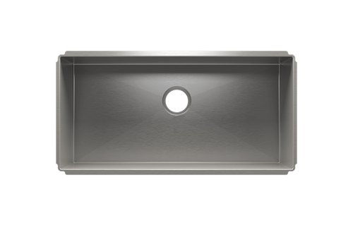 Julien - J7 sink undermount, single 33X16X8