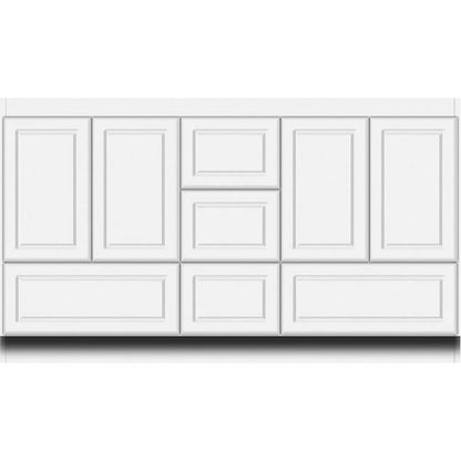 Simplicity by Strasser - 60 X 18 X 34.5 Legacy Vanity Ultra Door For Double Basin