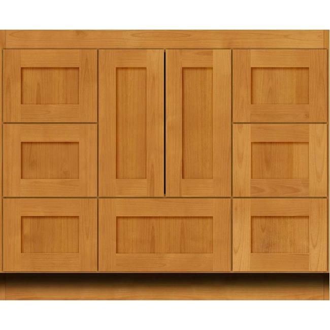 Simplicity by Strasser - 42 X 18 X 34.5 Legacy Vanity Shaker Door For Single Basin