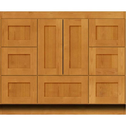 Simplicity by Strasser - 42 X 18 X 34.5 Legacy Vanity Shaker Door For Single Basin
