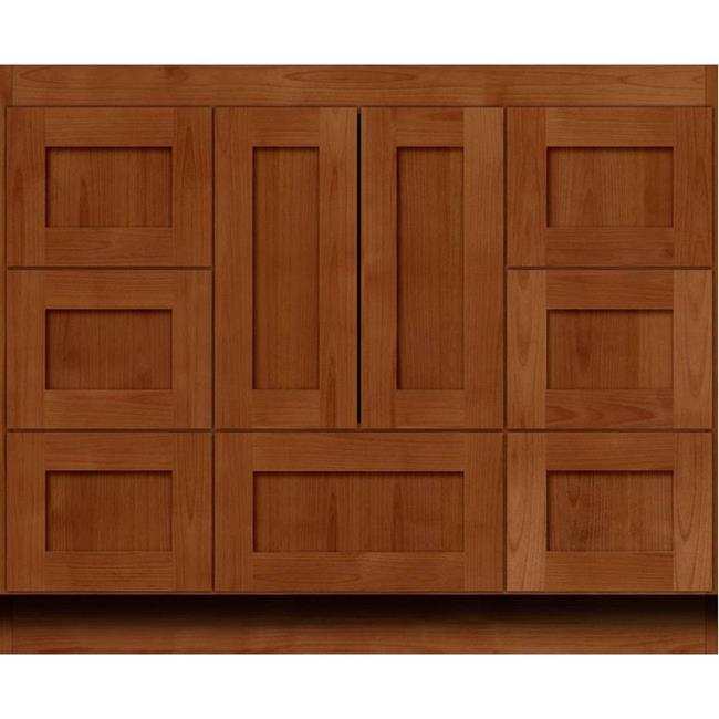 Simplicity by Strasser - 42 X 18 X 34.5 Legacy Vanity Shaker Door For Single Basin