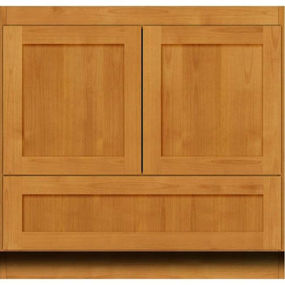Simplicity by Strasser - 36 X 18 X 34.5 Legacy Vanity Shaker Door No Side Drawers