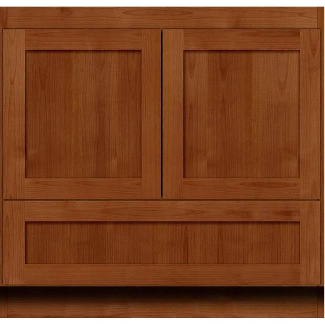 Simplicity by Strasser - 36 X 18 X 34.5 Legacy Vanity Shaker Door No Side Drawers