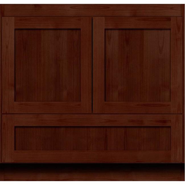 Simplicity by Strasser - 36 X 18 X 34.5 Legacy Vanity Shaker Door No Side Drawers