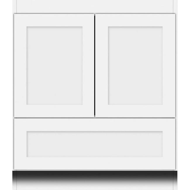 Simplicity by Strasser - 30 X 18 X 34.5 Legacy Vanity Shaker Door No Side Drawers