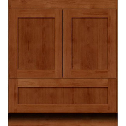 Simplicity by Strasser - 30 X 18 X 34.5 Legacy Vanity Shaker Door No Side Drawers