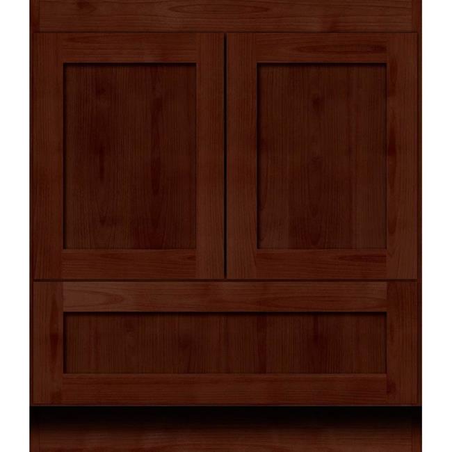 Simplicity by Strasser - 30 X 18 X 34.5 Legacy Vanity Shaker Door No Side Drawers