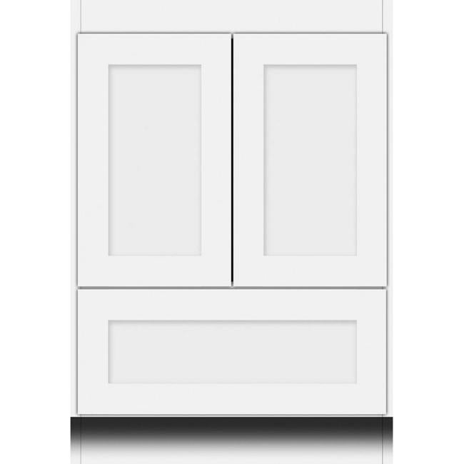 Simplicity by Strasser - 24 X 18 X 34.5 Legacy Vanity Shaker Door No Side Drawers