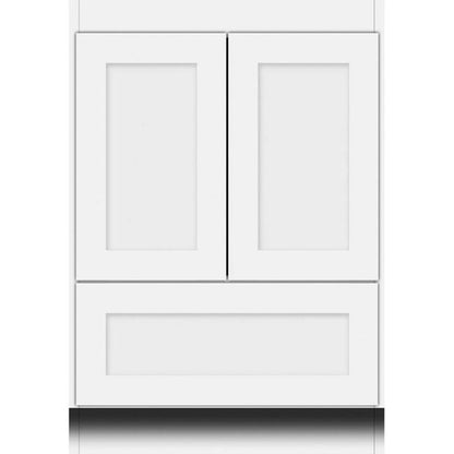 Simplicity by Strasser - 24 X 18 X 34.5 Legacy Vanity Shaker Door No Side Drawers