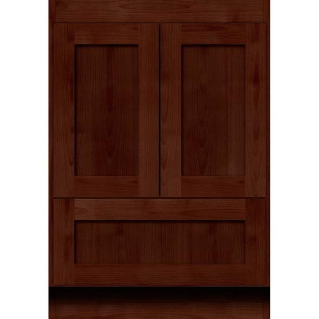 Simplicity by Strasser - 24 X 18 X 34.5 Legacy Vanity Shaker Door No Side Drawers
