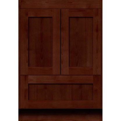 Simplicity by Strasser - 24 X 18 X 34.5 Legacy Vanity Shaker Door No Side Drawers