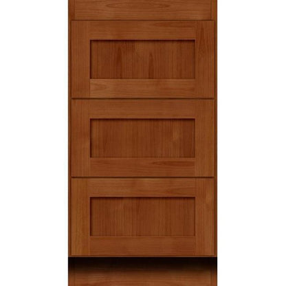 Simplicity by Strasser - 18 X 18 X 34.5 Shaker Drawer Bank