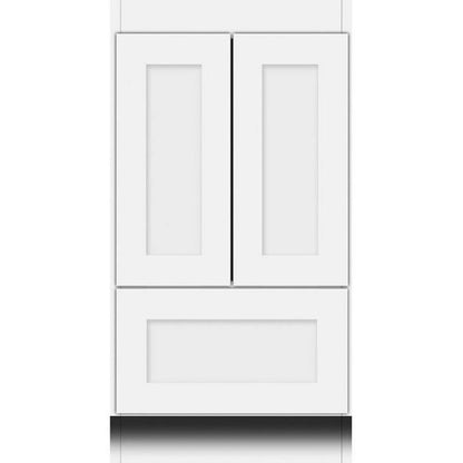 Simplicity by Strasser - 18 X 18 X 34.5 Legacy Vanity Shaker Door No Side Drawers