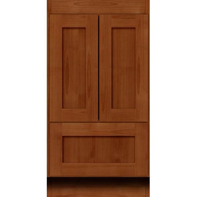 Simplicity by Strasser - 18 X 18 X 34.5 Legacy Vanity Shaker Door No Side Drawers