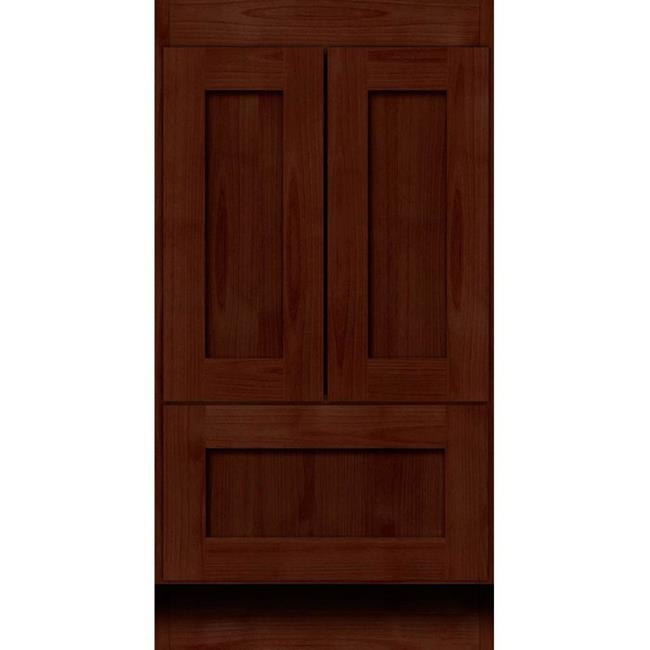 Simplicity by Strasser - 18 X 18 X 34.5 Legacy Vanity Shaker Door No Side Drawers