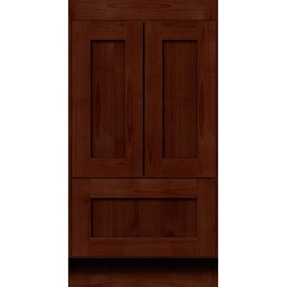 Simplicity by Strasser - 18 X 18 X 34.5 Legacy Vanity Shaker Door No Side Drawers