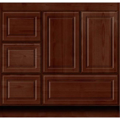 Simplicity by Strasser - 36 X 18 X 34.5 Legacy Vanity Ultra Door Left Hand Drawers