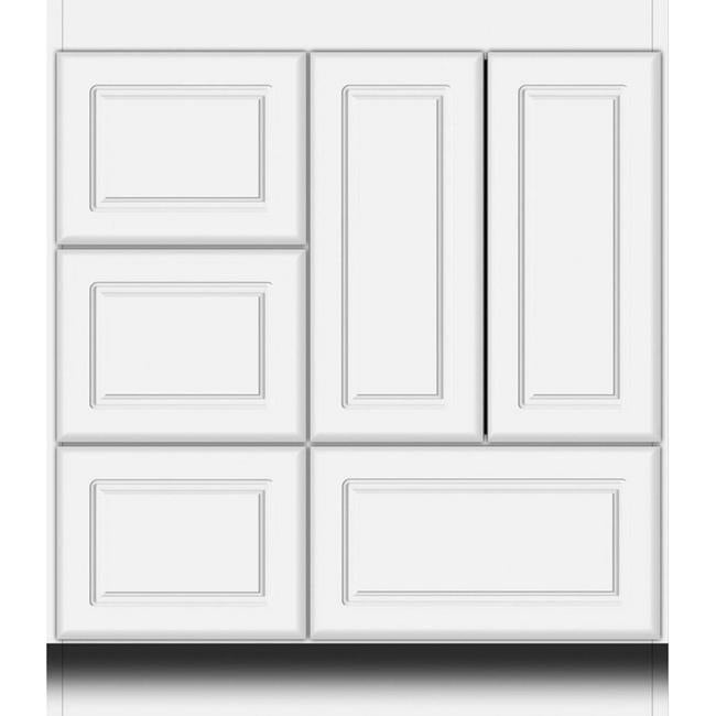 Simplicity by Strasser - 30 X 18 X 34.5 Legacy Vanity Ultra Door Left Hand Drawers