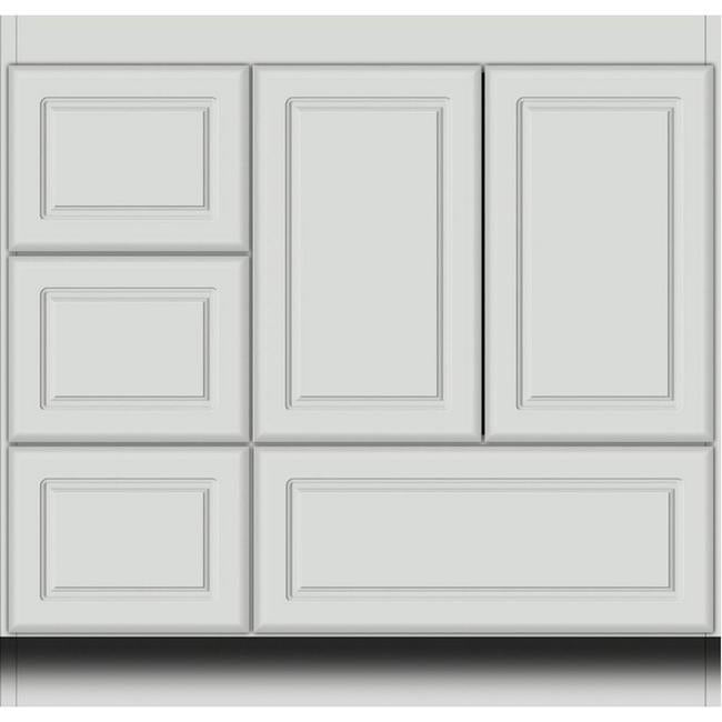 Simplicity by Strasser - 36 X 18 X 34.5 Legacy Vanity Ultra Door Left Hand Drawers