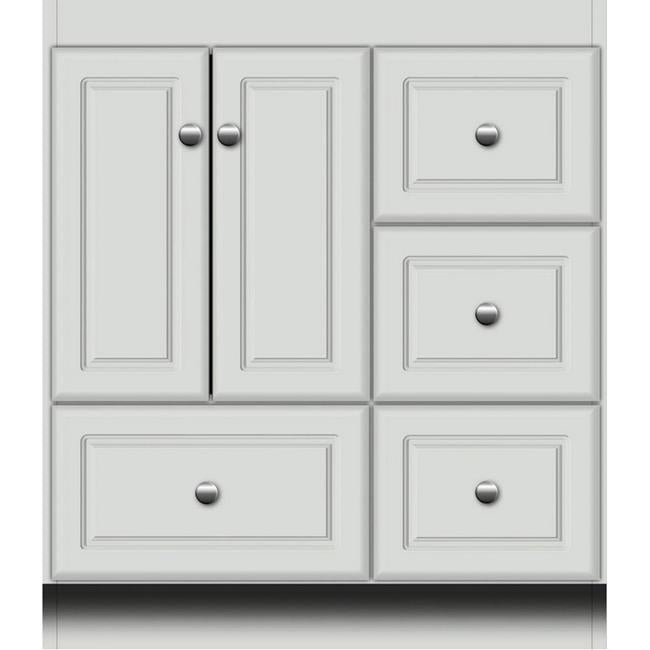 Simplicity by Strasser - 30 X 18 X 34.5 Legacy Vanity Slab Door Right Hand Drawers