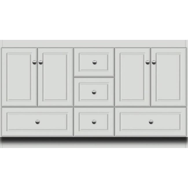 Simplicity by Strasser - 60 X 18 X 34.5 Legacy Vanity Slab Door For Double Basin