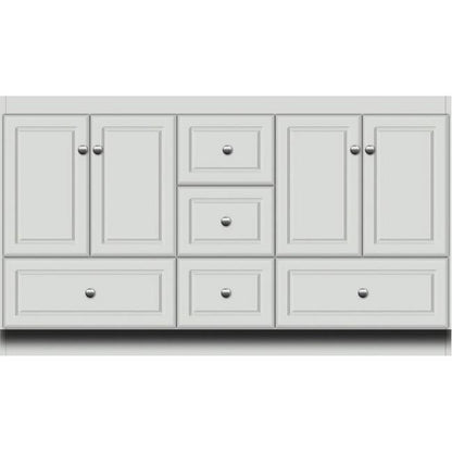 Simplicity by Strasser - 60 X 18 X 34.5 Legacy Vanity Slab Door For Double Basin