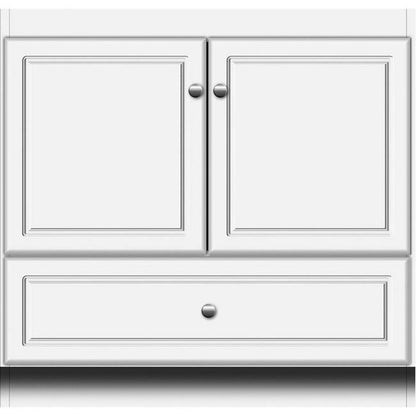 Simplicity by Strasser - 36 X 18 X 34.5 Legacy Vanity Slab Door No Side Drawers