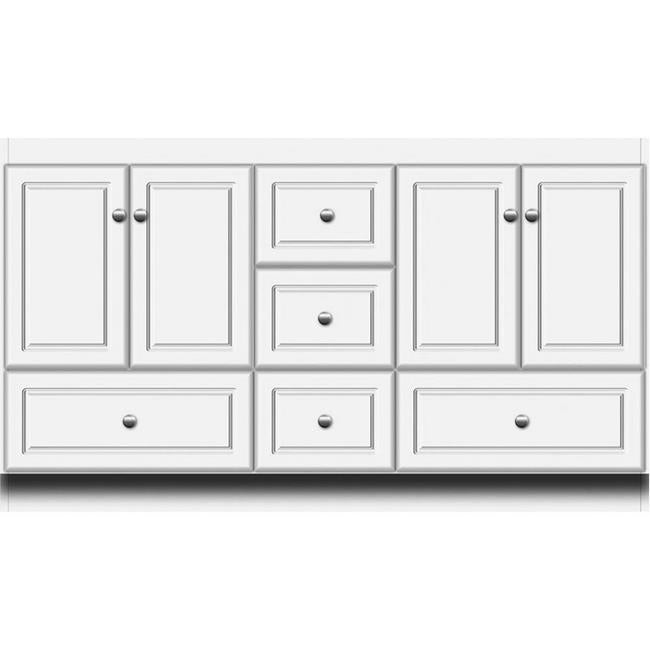 Simplicity by Strasser - 60 X 18 X 34.5 Legacy Vanity Slab Door For Double Basin
