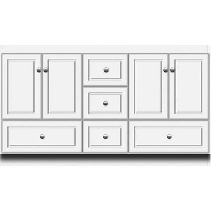Simplicity by Strasser - 60 X 18 X 34.5 Legacy Vanity Slab Door For Double Basin