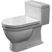 Duravit - Starck 3 1.28 GPF Single Flush Elongated One Piece Toilet