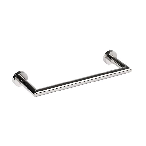 Lacava - Ronda Wall-Mount Towel Bar Made Of Chrome Plated Brass W:12 Inch, D: 3 5/8 Inch