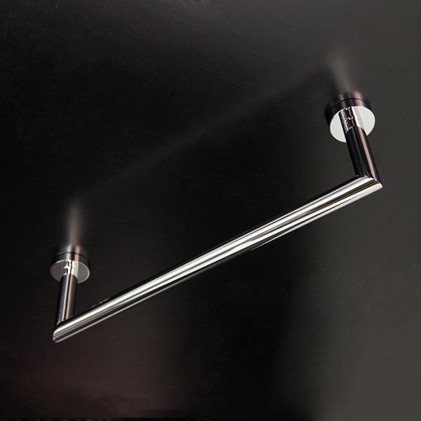 Lacava - Ronda Wall Mount Towel Bar Made Of Chrome Plated Brass W:24 1/1 Inch, D: 3 5/8 Inch