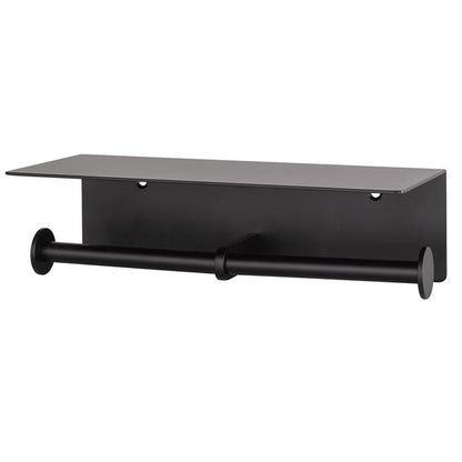 Lacava - Ronda Doble Toilet Paper Holder With Shelf, W: 10 D: 4 1/2 H: 2 3/4