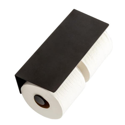 Lacava - Ronda Doble Toilet Paper Holder With Shelf, W: 10 D: 4 1/2 H: 2 3/4