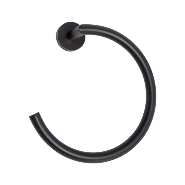 Lacava - Ronda Wall-Mount Towel Ring Made Of Chrome Plated Brass. W: 7 1/4”, D: 3 1/4”