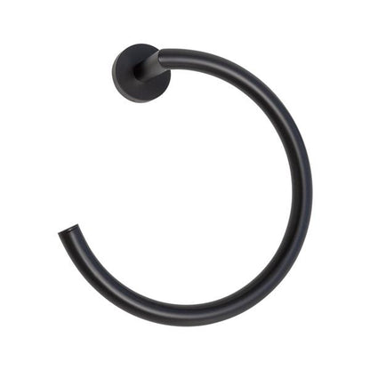 Lacava - Ronda Wall-Mount Towel Ring Made Of Chrome Plated Brass. W: 7 1/4”, D: 3 1/4”