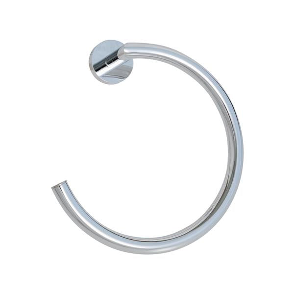 Lacava - Ronda Wall-Mount Towel Ring Made Of Chrome Plated Brass. W: 7 1/4”, D: 3 1/4”