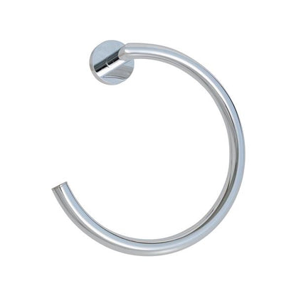 Lacava - Ronda Wall-Mount Towel Ring Made Of Chrome Plated Brass. W: 7 1/4”, D: 3 1/4”