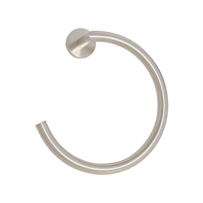 Lacava - Ronda Wall-Mount Towel Ring Made Of Chrome Plated Brass. W: 7 1/4”, D: 3 1/4”