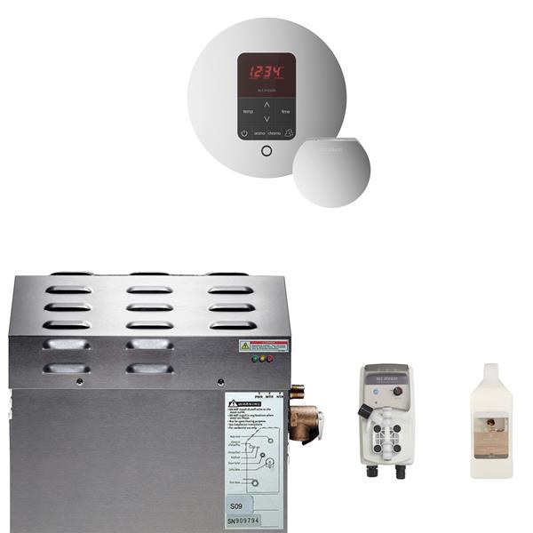 Mr. Steam - Ms (Itempoplus) 6 Kw (6000 W) Steam Shower Generator Package With Itempoplus Control In Round Polished Chrome
