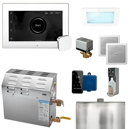 Mr. Steam - Ms (Xdream) 5000-Watt Steam Generator With Isteamx Control And Aroma Glass Steamhead