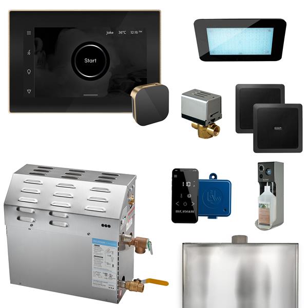 Mr. Steam - Ms (Xdream) 5000-Watt Steam Generator With Isteamx Control And Aroma Glass Steamhead