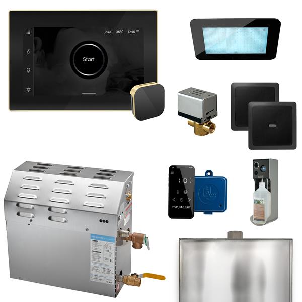 Mr. Steam - Ms (Xdream) 5000-Watt Steam Generator With Isteamx Control And Aroma Glass Steamhead