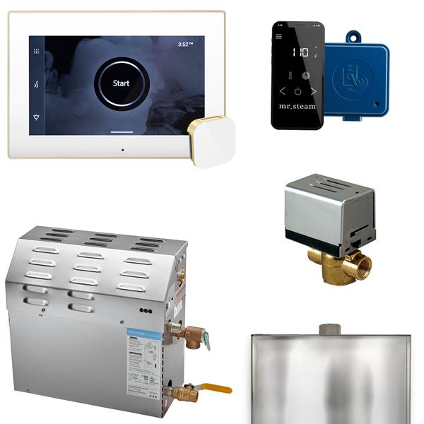 Mr. Steam - Ms (Xbutler) 9 Kw (9000 W) Steam Shower Generator Package With Isteamx Control