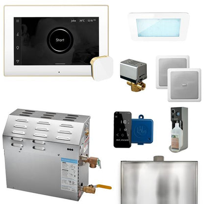 Mr. Steam - Ms (Xdream) 5000-Watt Steam Generator With Isteamx Control And Aroma Glass Steamhead