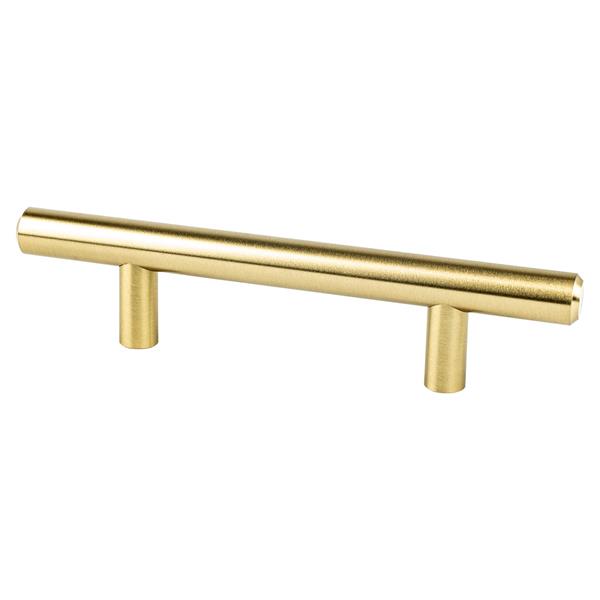 Berenson - Tempo 3 inch CC Modern Brushed Gold Bar Pull
